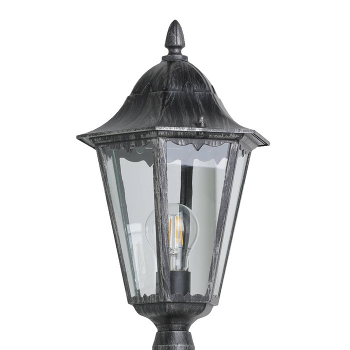 Eglo Navedo standerlampe sort/sølv 200 cm